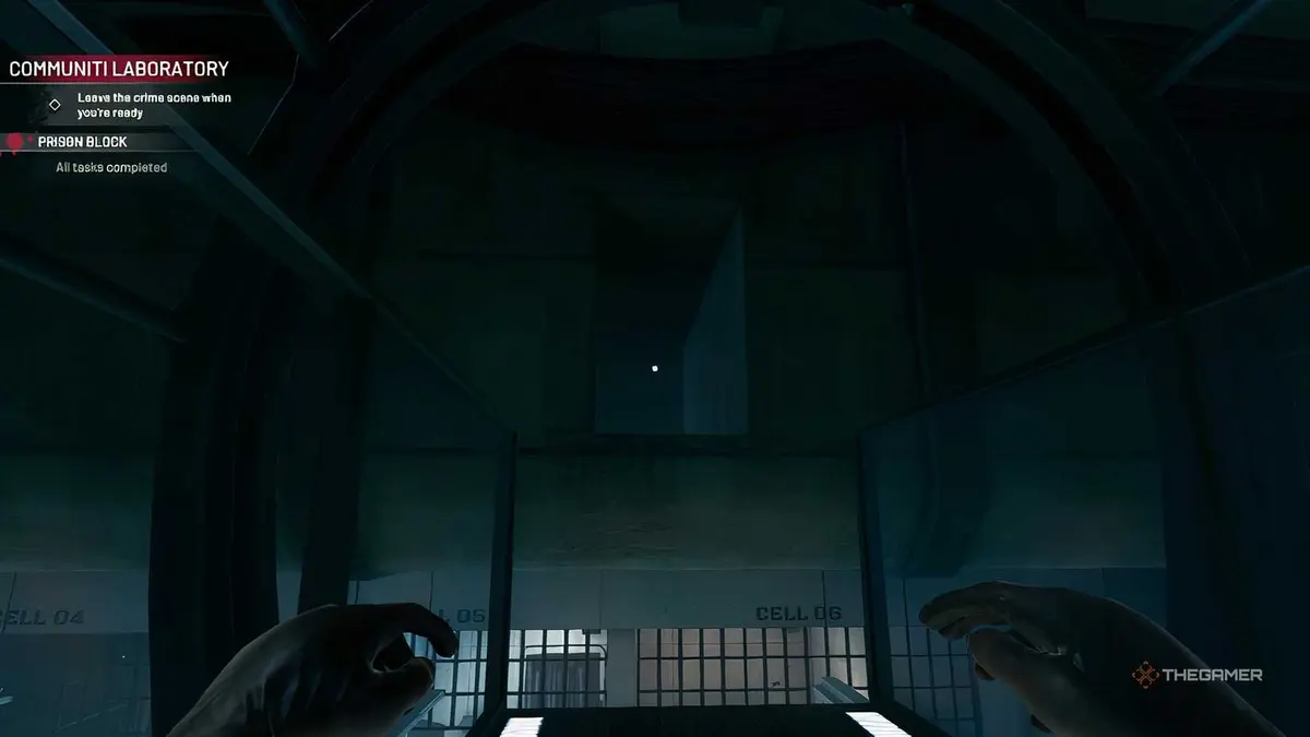 Crime Scene Cleaner secret room through vents.
