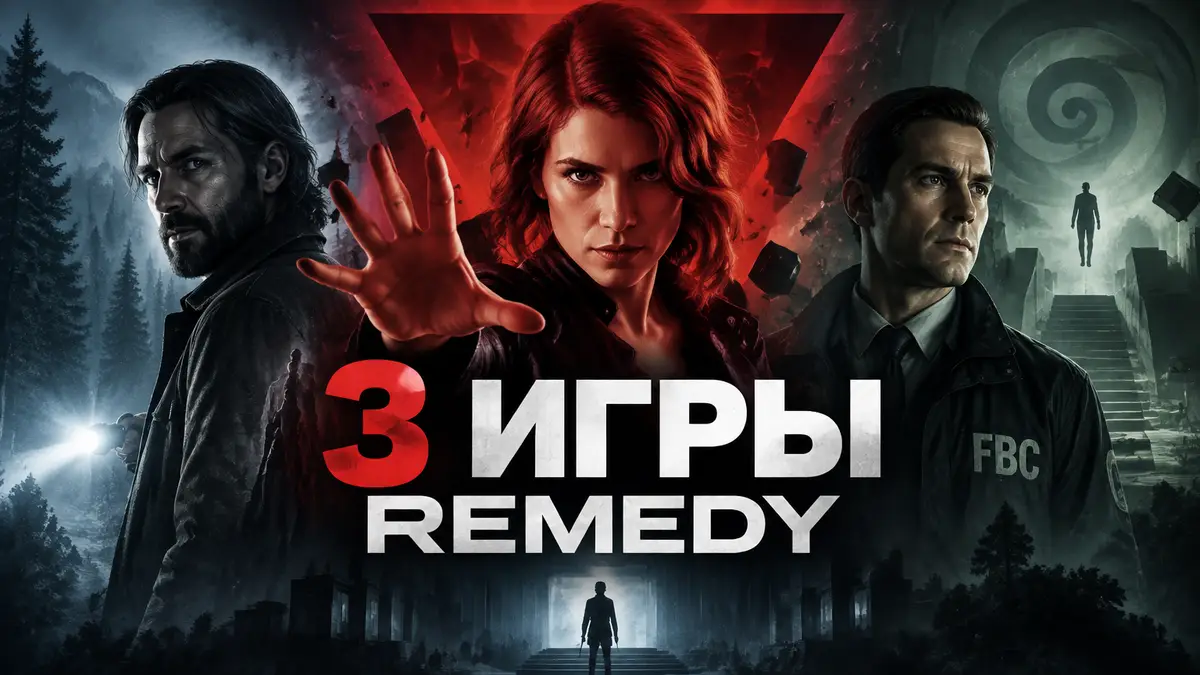 Персонажи игр Remedy Entertainment на атмосферном постере объединённой вселенной