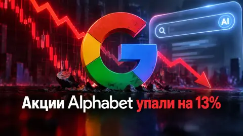 Акции Alphabet упали на 13% после слабой выручки поиска