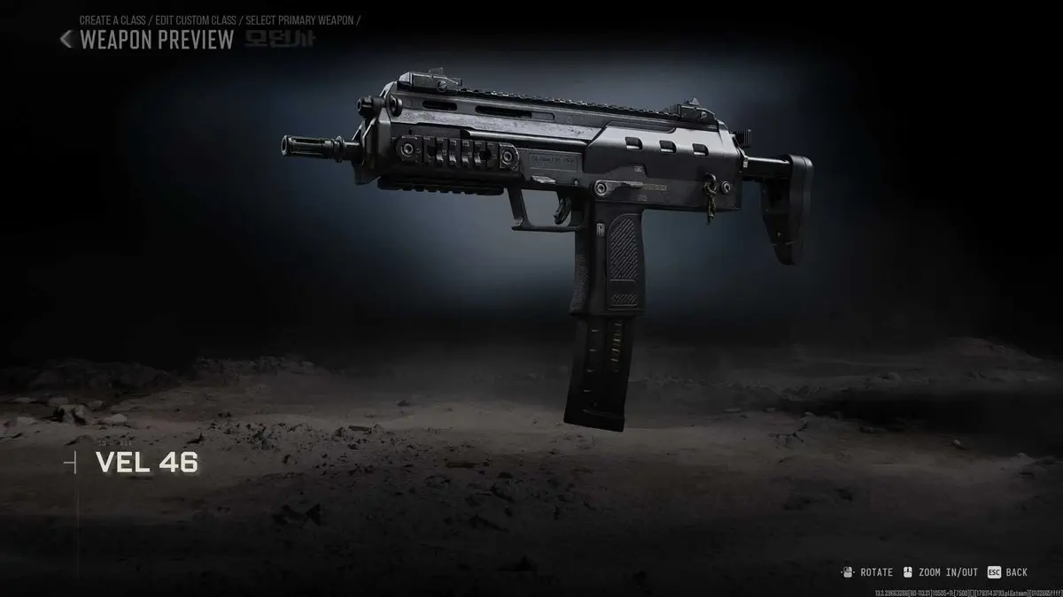 The Vel 46 in Modern Warfare 4.