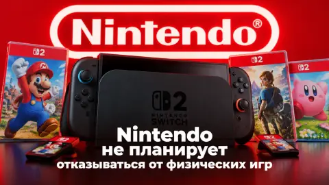 Nintendo не планирует отказываться от физических игр