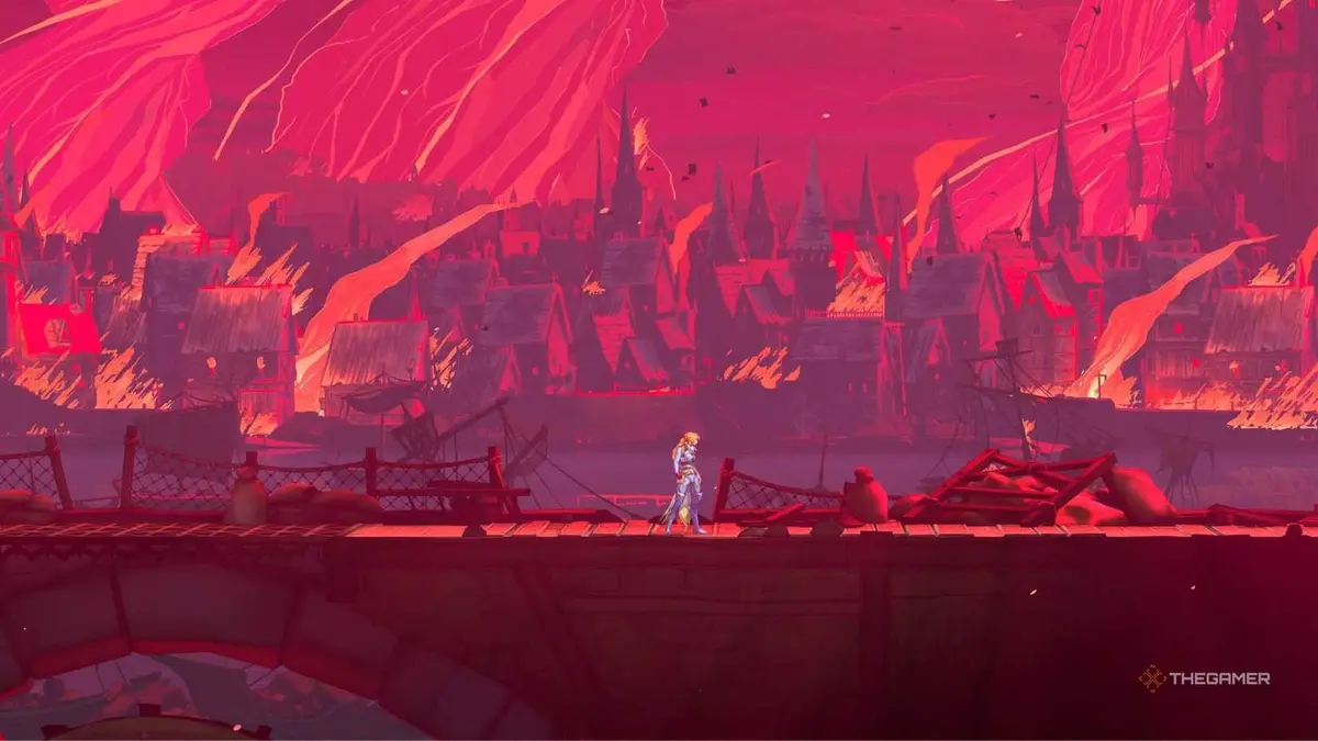 Rose wearing the Sypha Style Costume skin in Castlevania: Belmont's Curse.