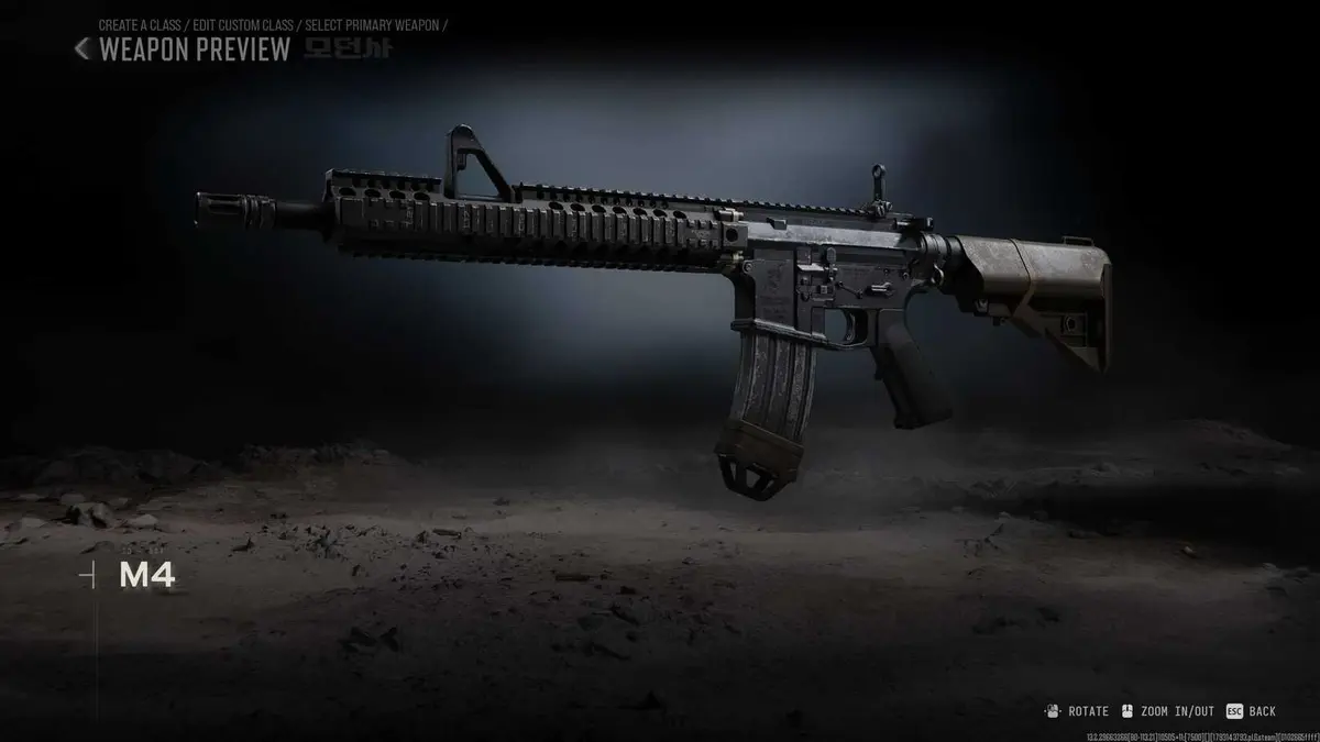 The M4 in Modern Warfare 4.