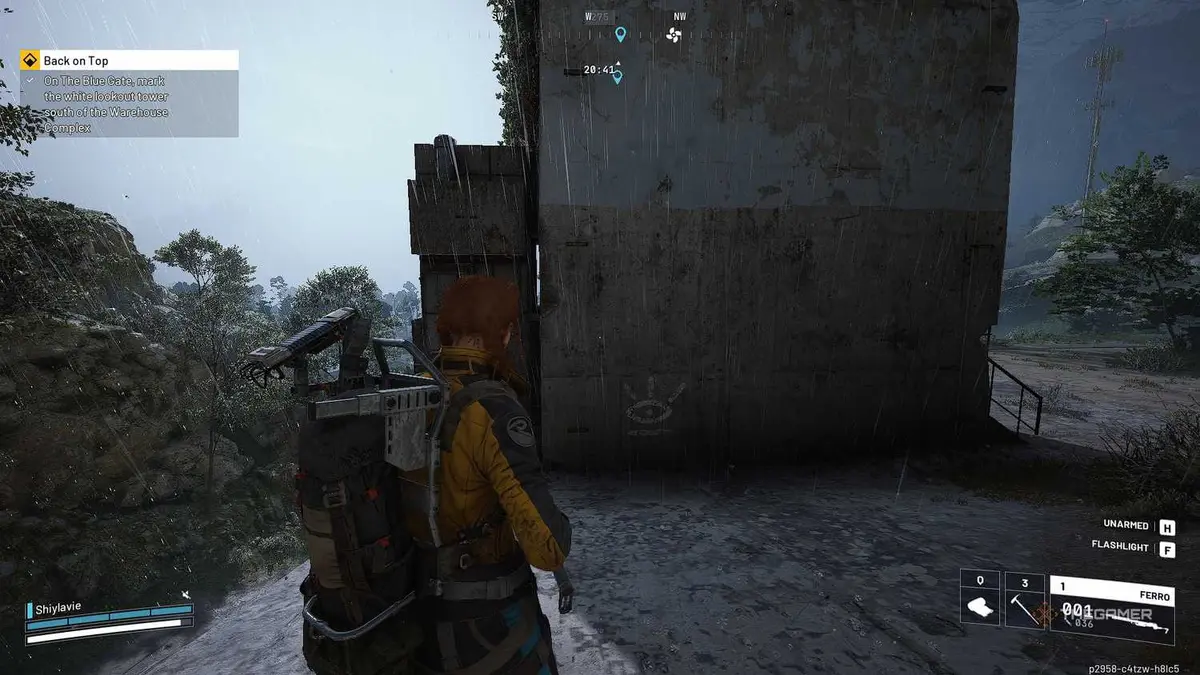 ARC Raiders Blue Gate tag location tower.