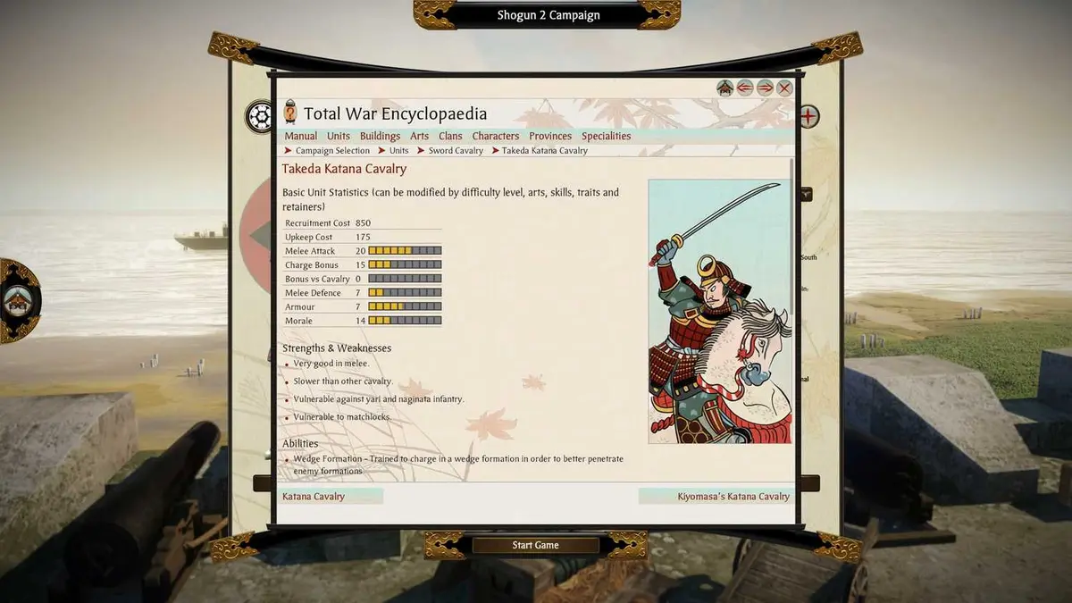 Takeda Katana Cavalry - Shogun 2