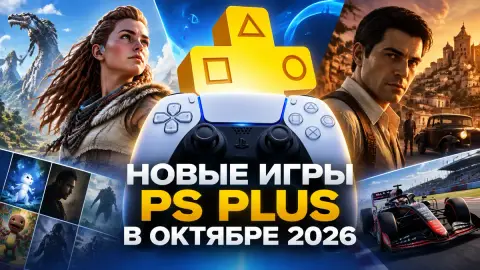 Новые игры PS Plus в октябре 2026: полный список из 15 игр