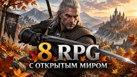 8 RPG с открытым миром, которые стоит начать осенью 2026