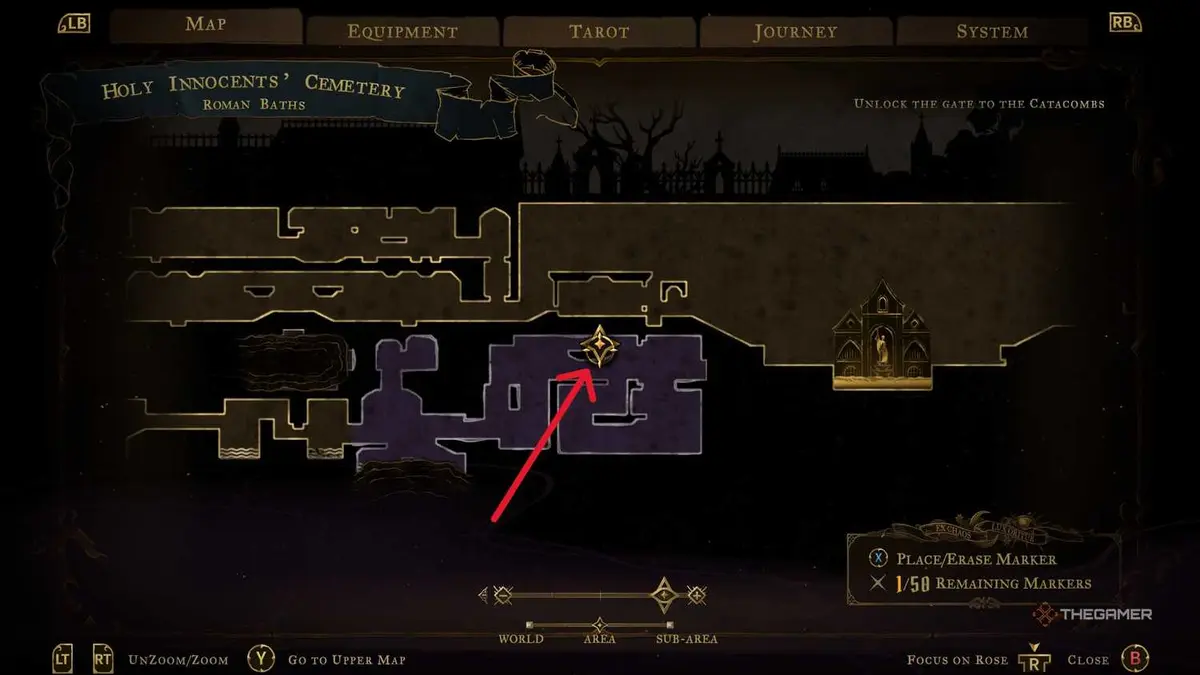 A player finding The Prophetess clues and defeating Medusa in Castlevania: Belmont's Curse.