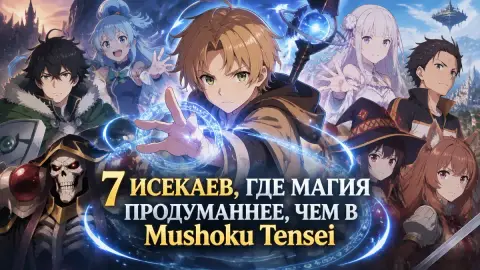 7 исекаев, где магия продуманнее, чем в Mushoku Tensei