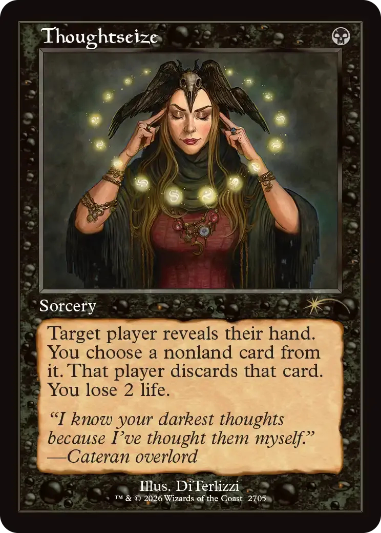 Thoughtsieze MTG card.