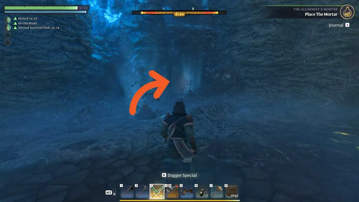 Enshrouded Lone Thistle Archaic Essence Cave