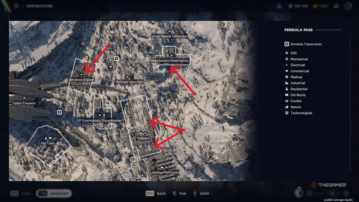 A player farming Epoxy Buckets in Arc Raiders: Frozen Trail.