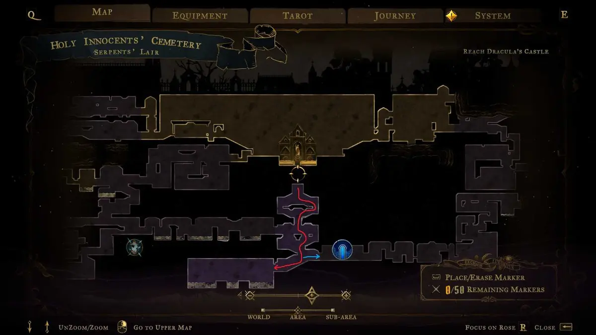 Castlevania Belmont's Curse Path to the Prophetess