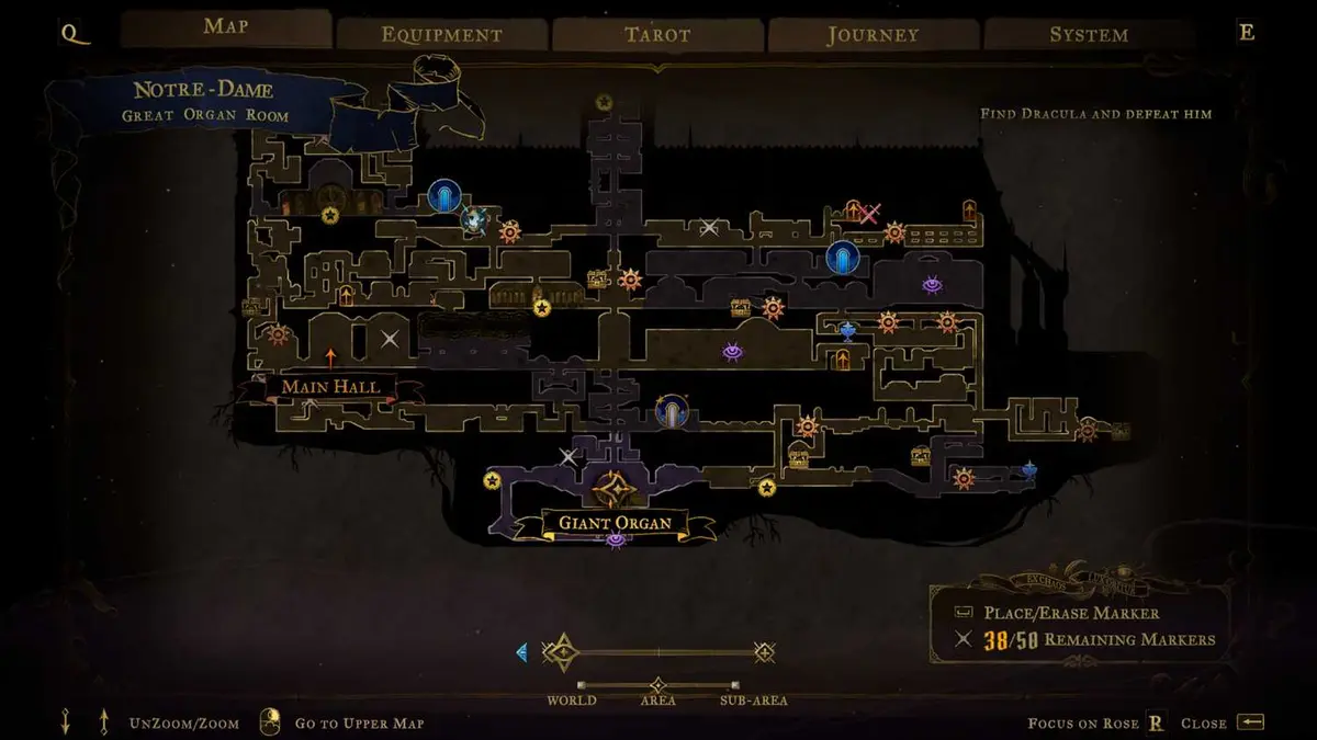 Great Organ Room Location In Castlevania Belmont's Curse