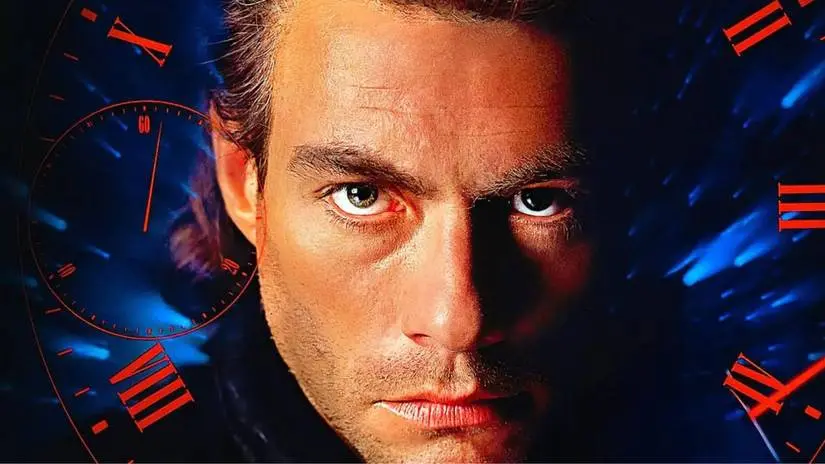 Jean-Claude Van Damme on the poster of TimeCop