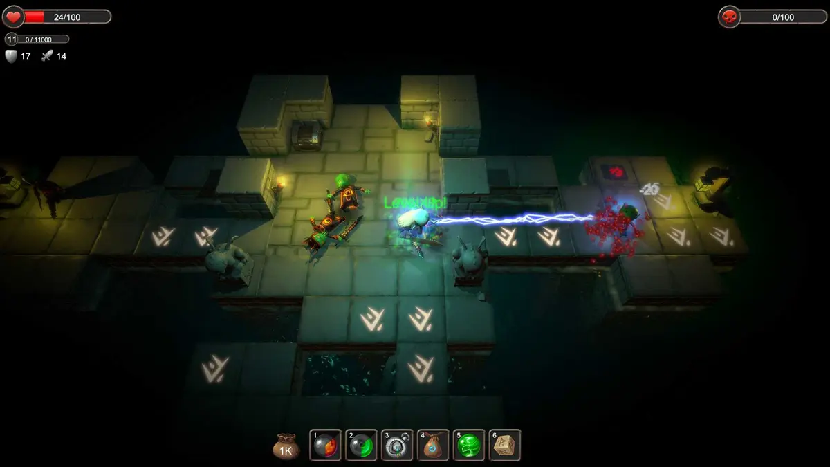 Immortal Darkness Curse of The Pale King protagonist using lightning on enemy