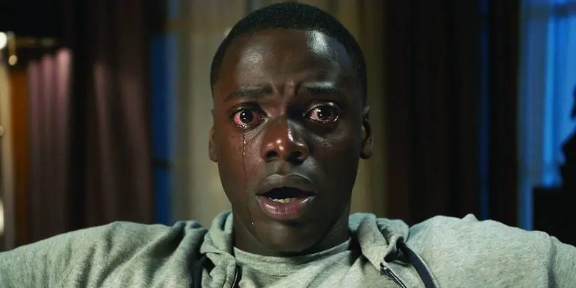 Chris Washington crying in Get Out