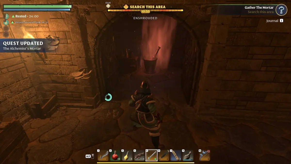 Enshrouded Alchemist's Mortar