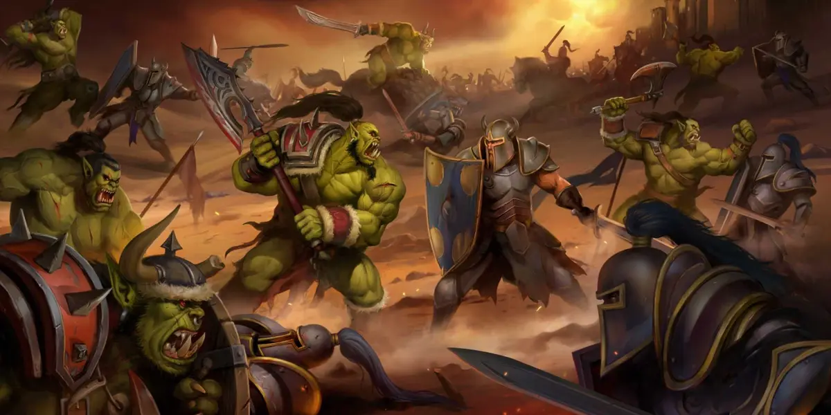 warcraft 1 remastered key art