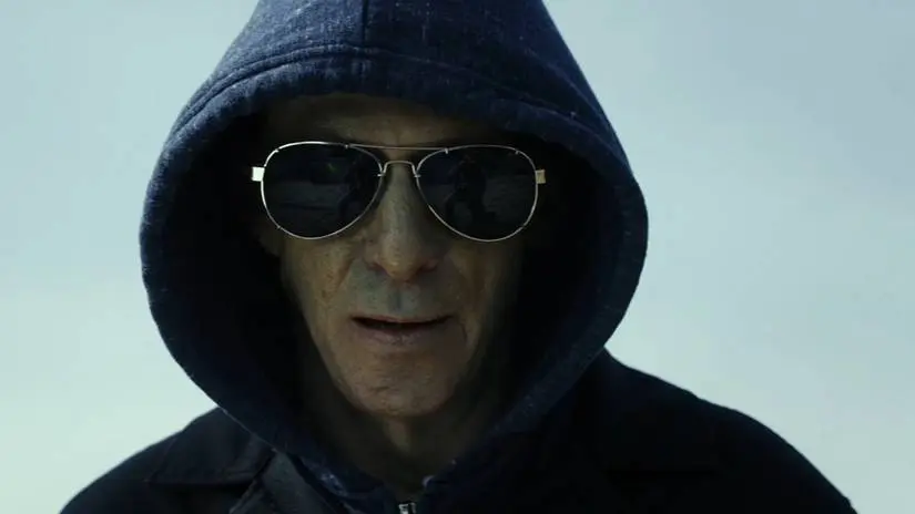 The Leader wearing a hoodie in Captain America: Brave New World
