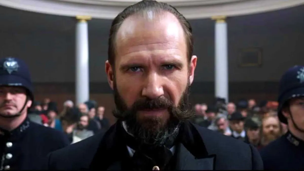 Ralph Fiennes as Professor Moriarty in Holmes & Watson