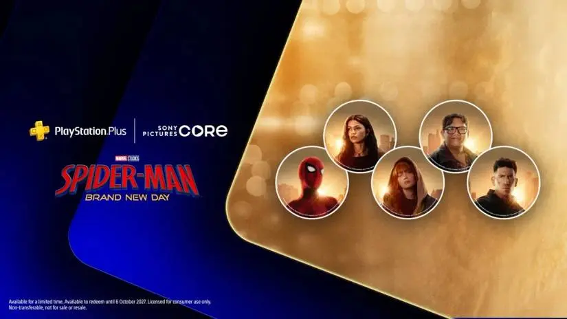 Image shows the PS icons for Spider-Man: Brand New Day
