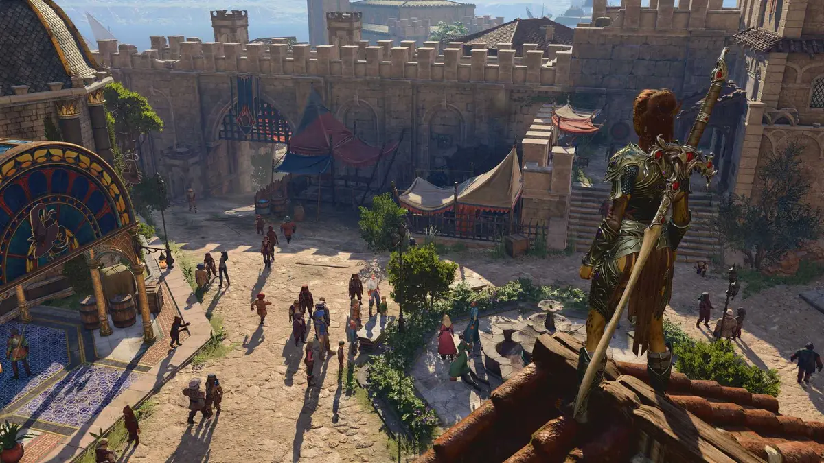 baldur's gate 3 town