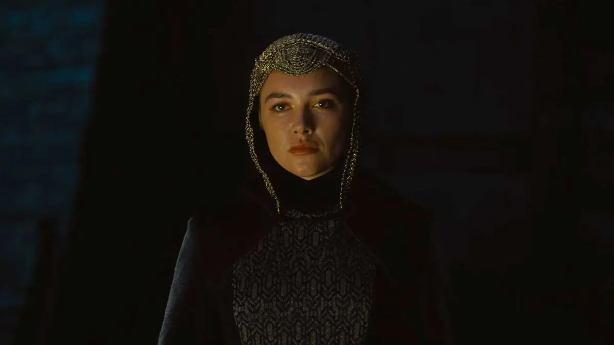 Florence Pugh as Irulan in Dune: Part Three