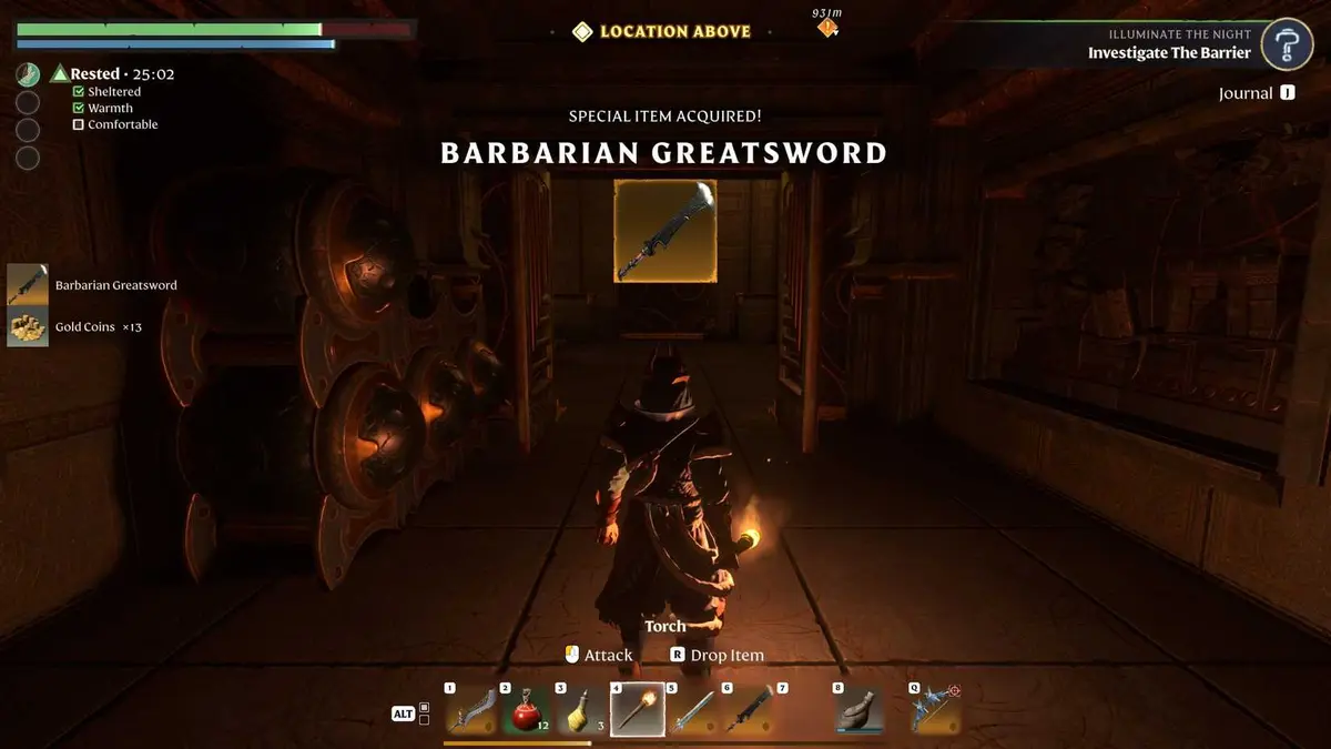 Enshrouded Ancient Vault Hunter locked gate rewards
