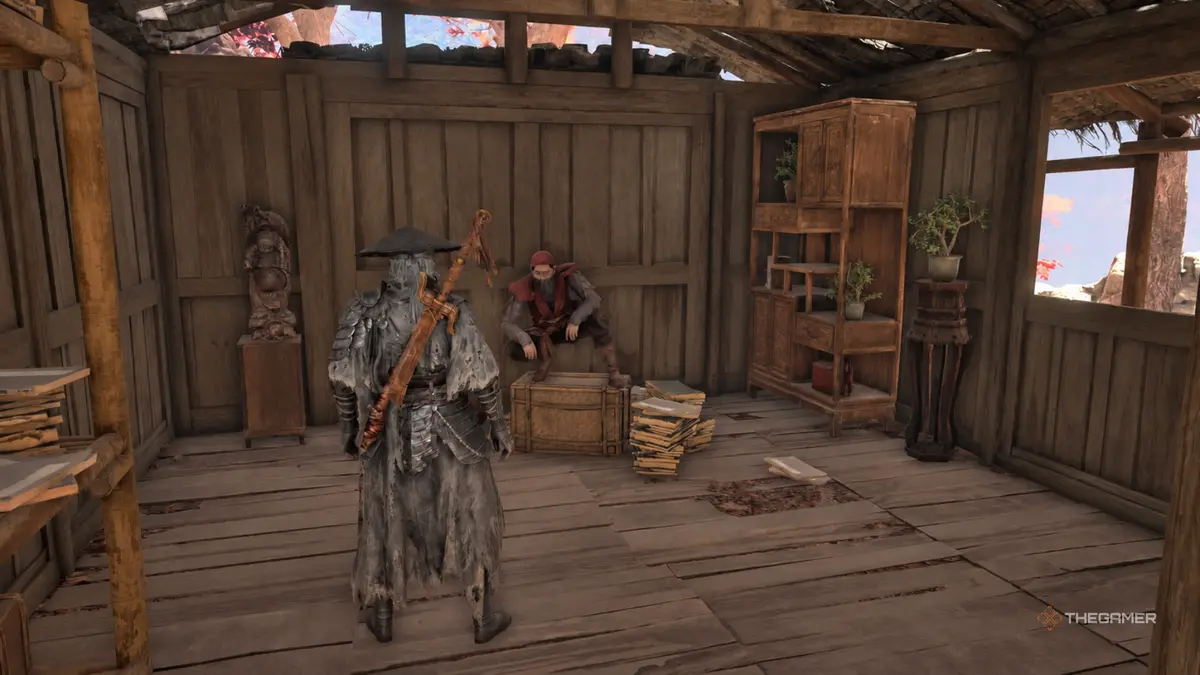 soul and the gentle thief in his hut.