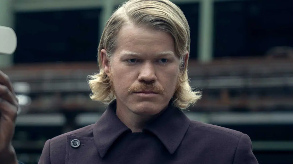Jesse Plemons as Plutarch Heavensbee in The Hunger Games: Sunrise on the Reaping