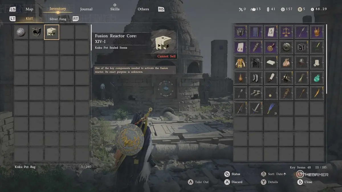 The Sanctum Of Expiation Puzzle Piece Removed From Kuku Pot in Crimson Desert.
