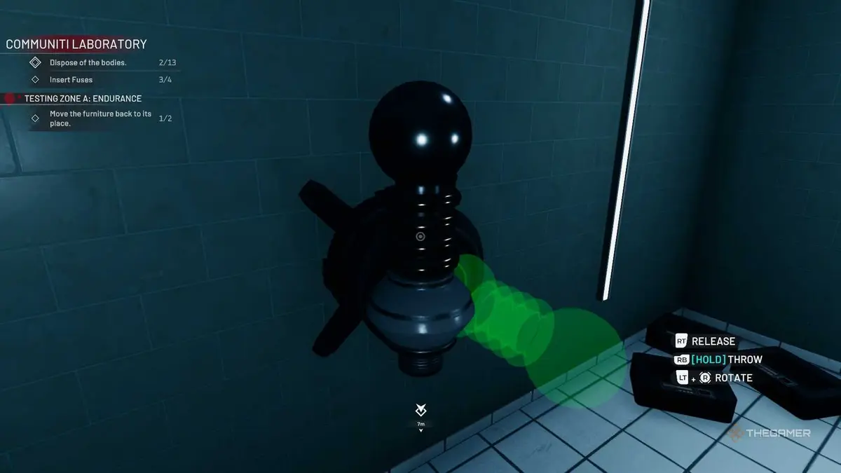 Crime Scene Cleaner conductor coil placed in the wall.