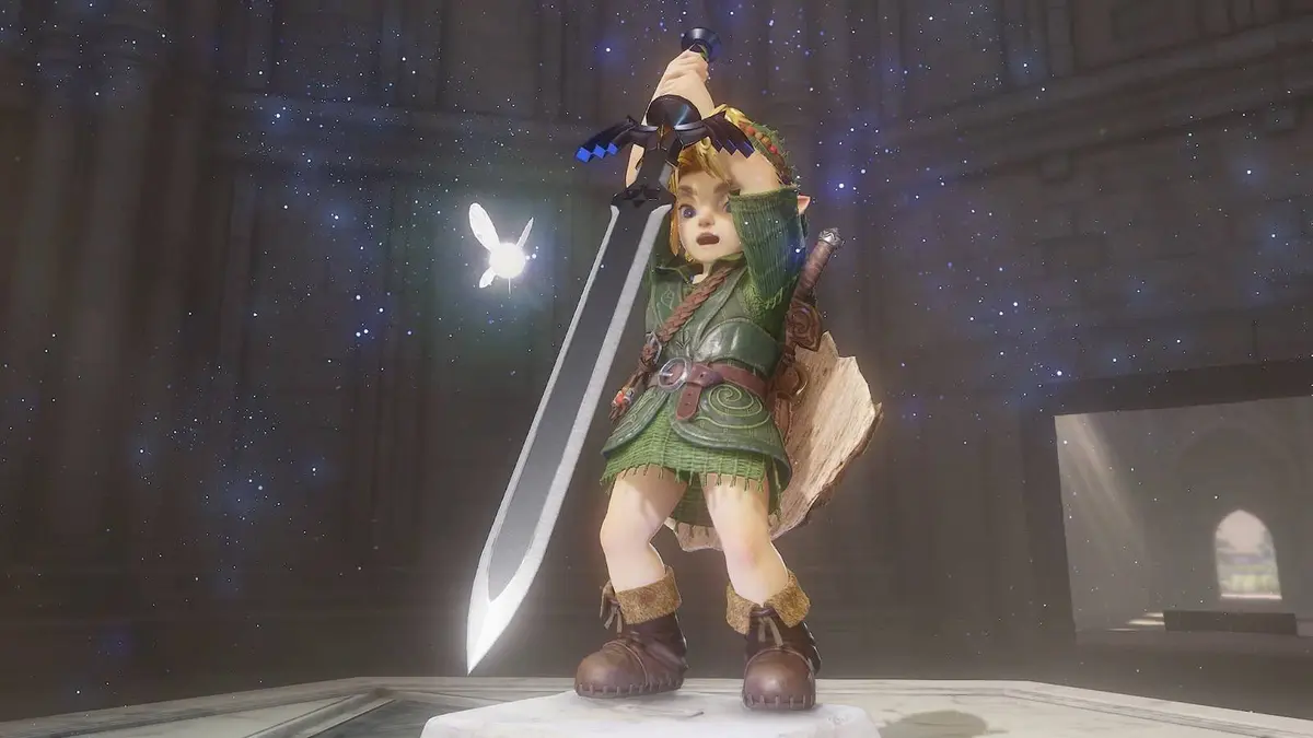 Zelda Young Link With Sword