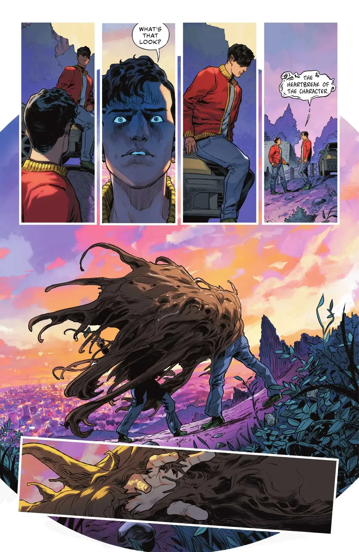 Clayface Kills Corey Jameson in One Bad Day Comic