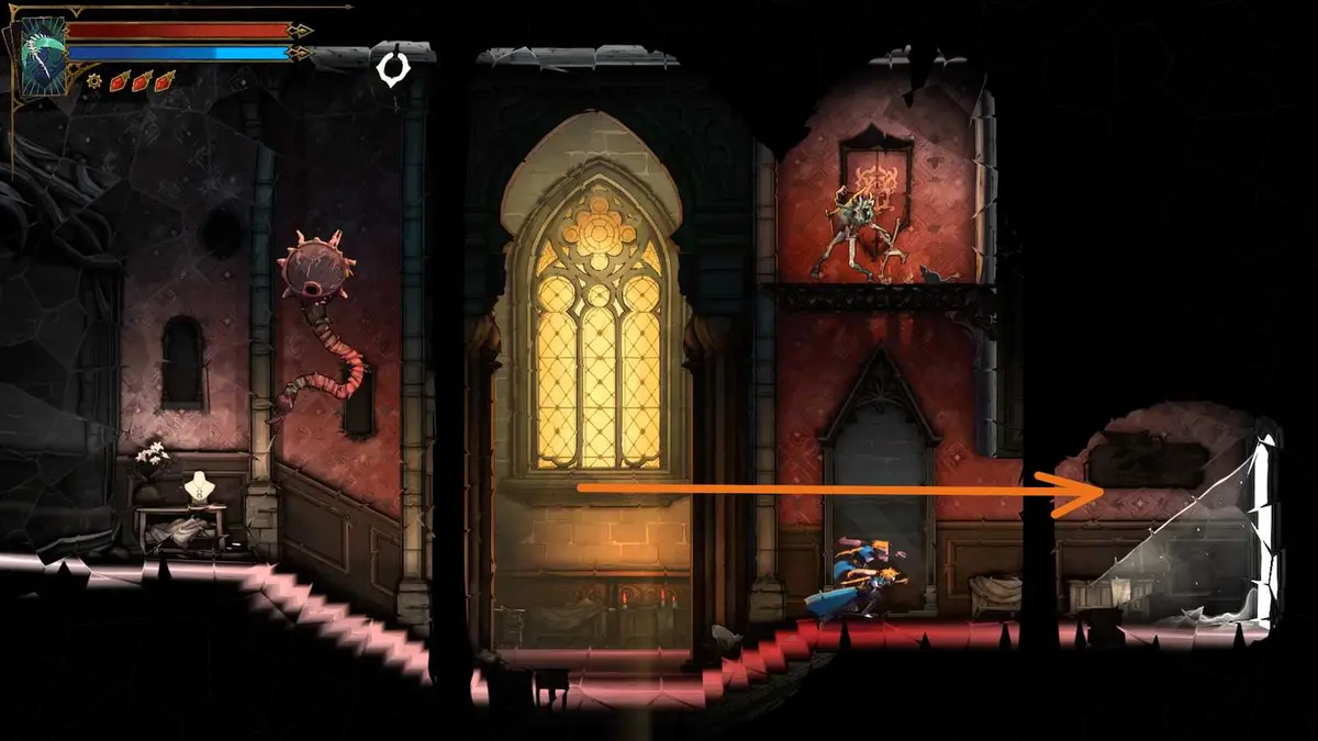 how to navigate hall of mirrors guide 8 in Castlevania Belmont's Curse