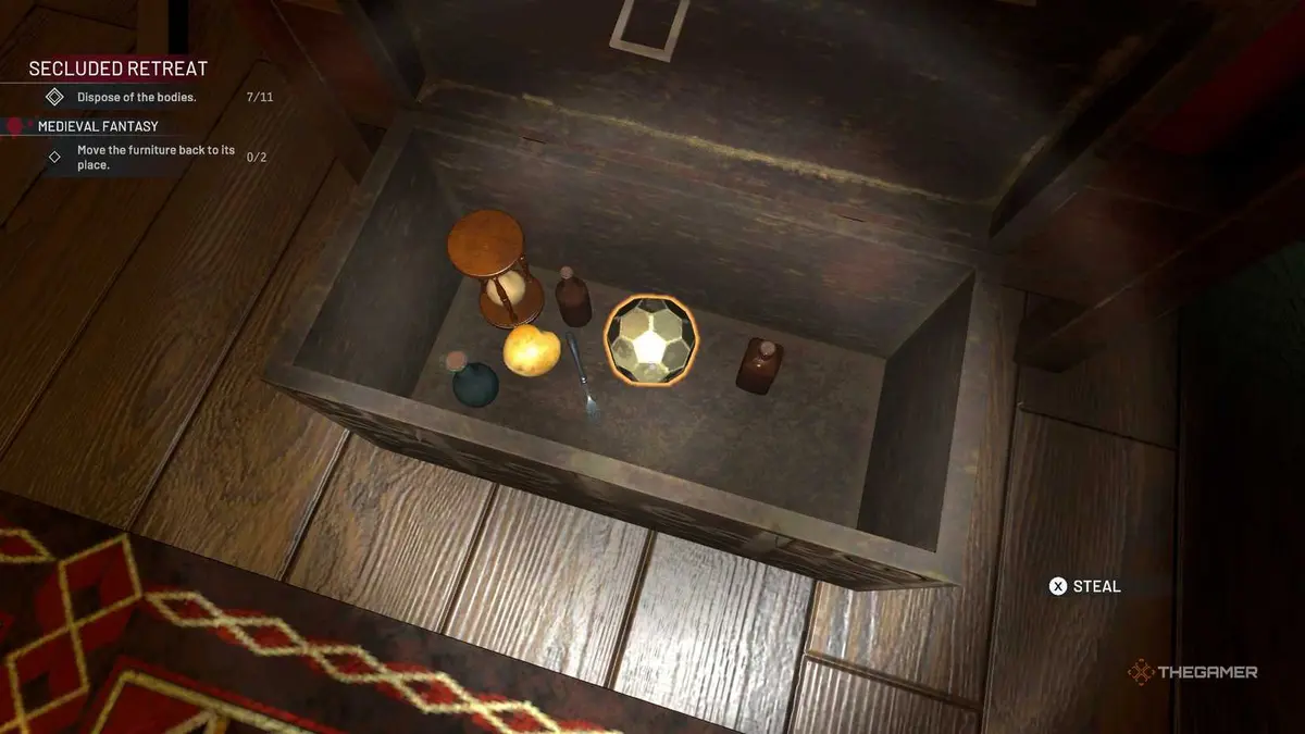 Crime Scene Cleaner gem in a chest.