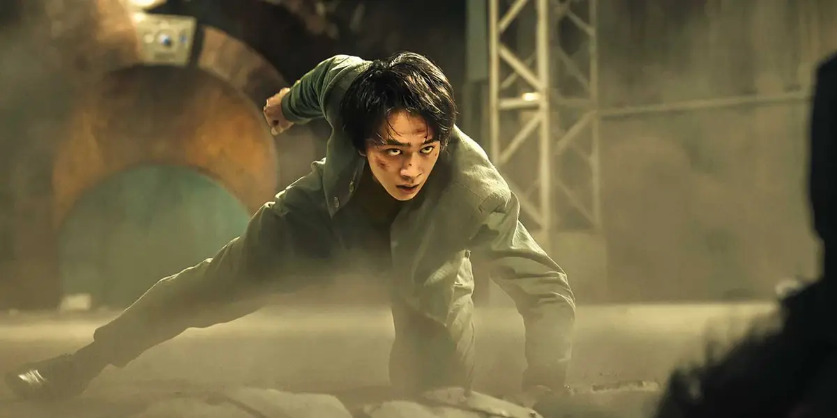 A still from a fight scene in Yu Yu Hakusho on Netflix