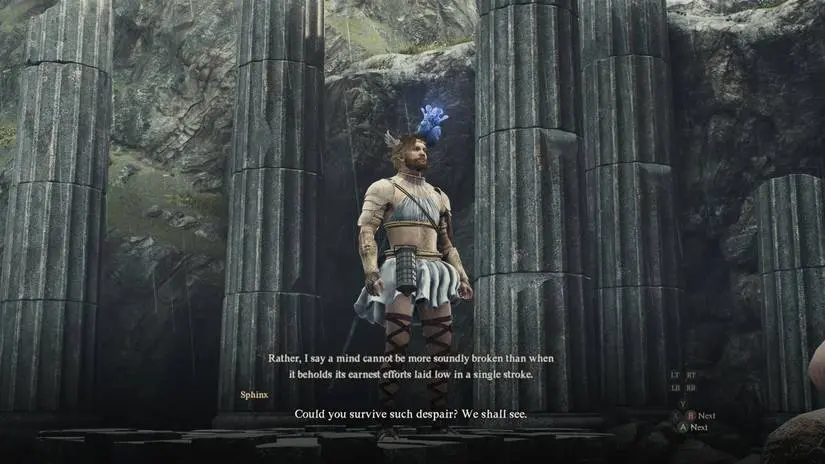 A picture of the Arisen being Arizzen - Dragon's Dogma 2
