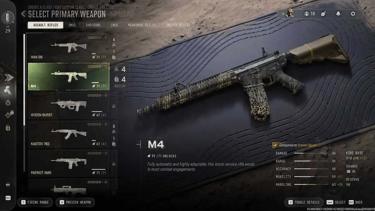 COD MW4 M4 preview