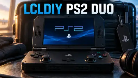 Энтузиаст LCLDIY собрал складную портативную PlayStation 2