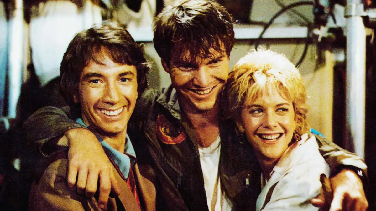 Martin Short, Dennis Quaid, and Meg Ryan in Innerspace