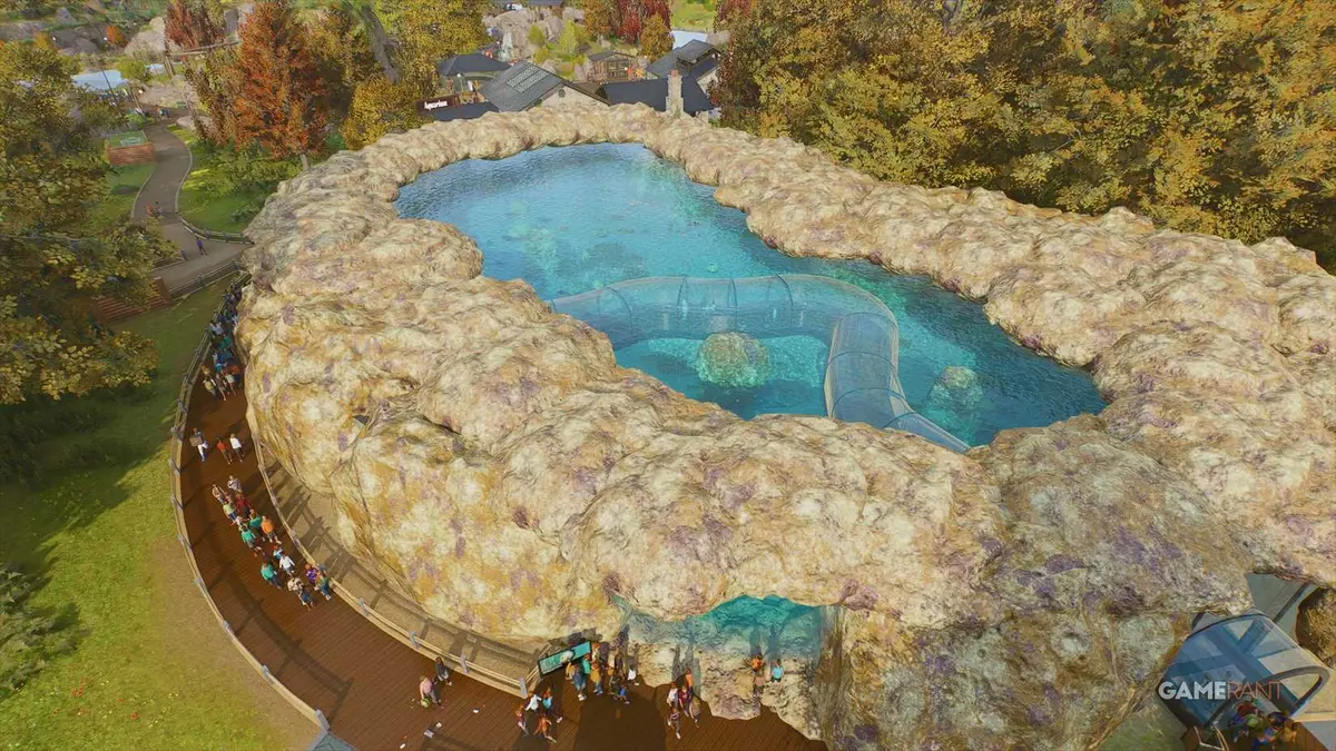 Planet Zoo 2 - Aquarium With Rock Walls
