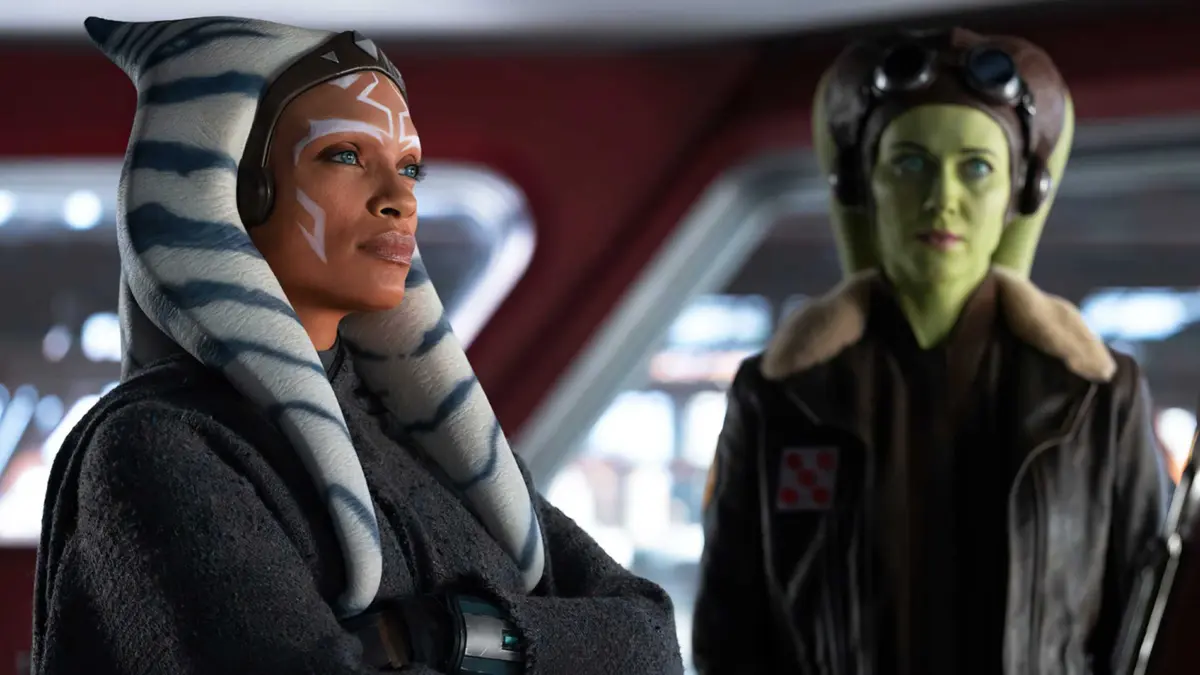 Rosario Dawson and Mary Elizabeth Winstead in Ahsoka