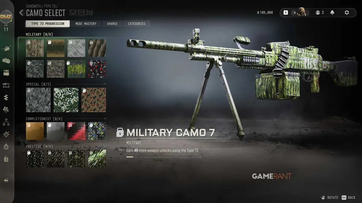 Military 7 Camo - MW4