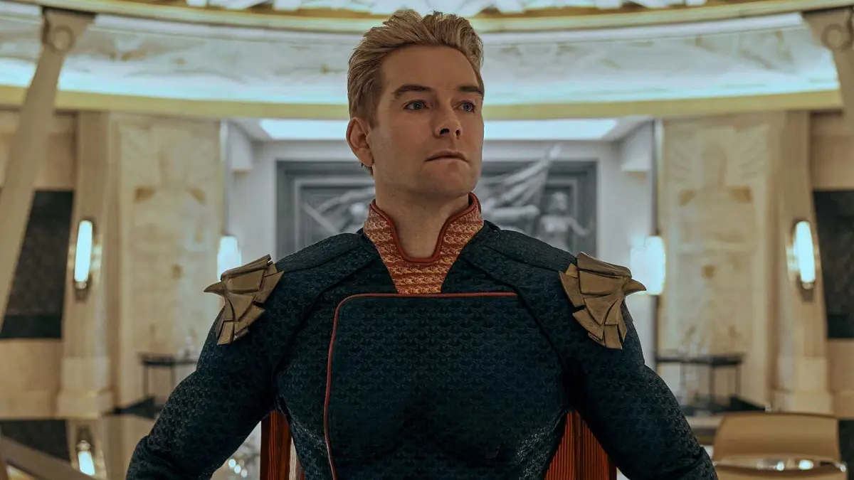 Anthony Starr as Homelander in The Boys season 3