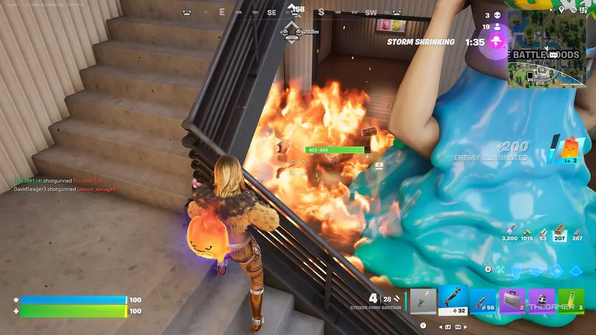 Fortnite Fire Sprite effect.