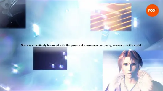 FF Resonance: a man with spiky hair and a coat with a fur collar.