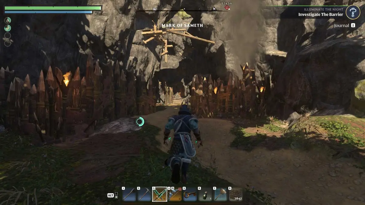 Enshrouded Mark of Sameth entrance