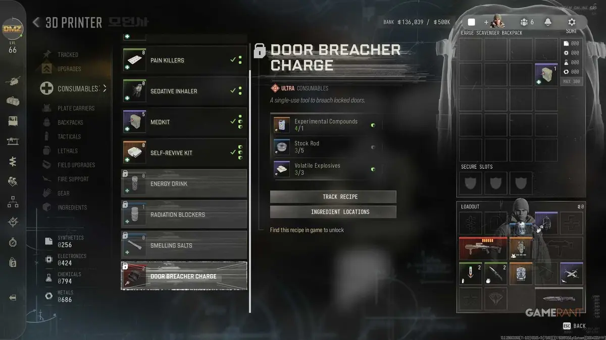 How to Get the Door Breacher Charge in MW4 DMZ